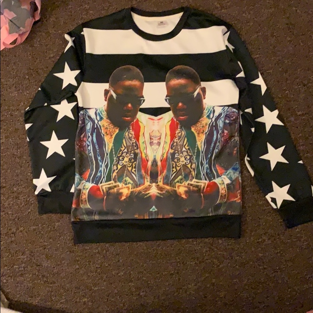 Biggie stalls tracksuit